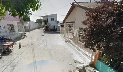 Sector donde se registró el crimen. 