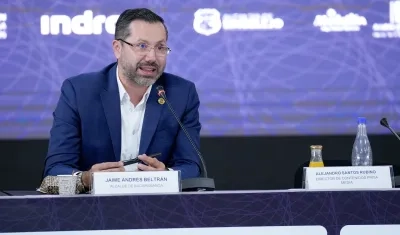 Jaime Andrés Beltrán, alcalde de Bucaramanga.