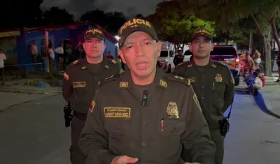 Brigadier General Herbert Benavidez, Comandante Policía Metropolitana de Barranquilla.