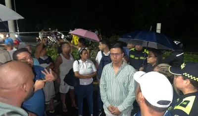 Imagen del bloqueo en la Cordialidad.