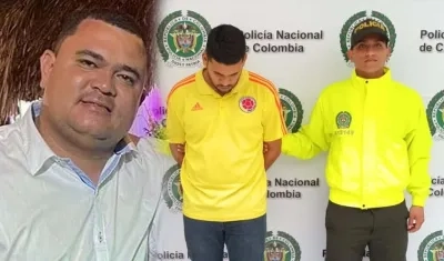 Rafael Darío Higgins Montalvo, víctima, y José María Córdoba Arenas, capturado. 