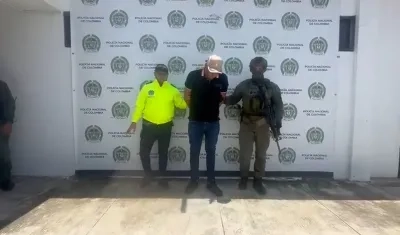 El capturado quedó a disposición de la Fiscalía. 