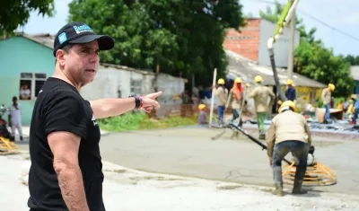 El Alcalde de Barranquilla, Alex Char.