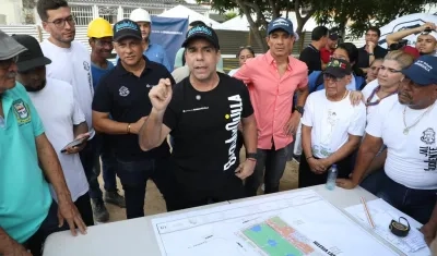 El Alcalde de Barranquilla, Alex Char.