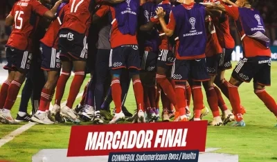 Celebración del DIM tras la clasificación. 