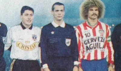 Carlos 'El Pibe' Valderrama, una de las figuras en aquella serie contra Colo Colo.