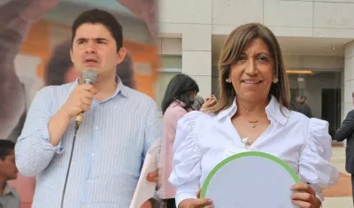 Luis Felipe Henao y Martha Zamora.