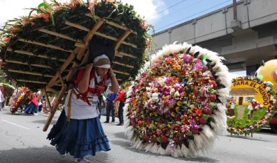 Desfile de Silleteros de la Feria de las Flores.