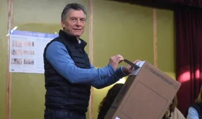 Mauricio Macri, expresidente de Argentina.