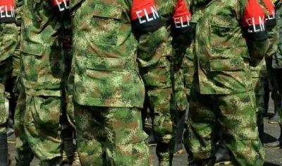 Guerrilleros del ELN. 