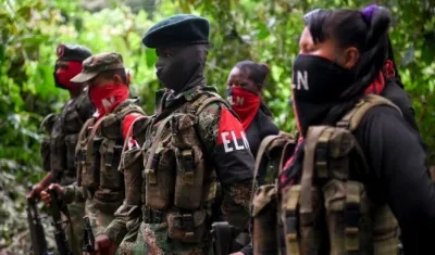 Guerrilleros del ELN. 