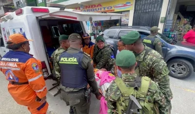 El Ejército en Misión Humanitaria en medio del paro armado del ELN en Chocó. 
