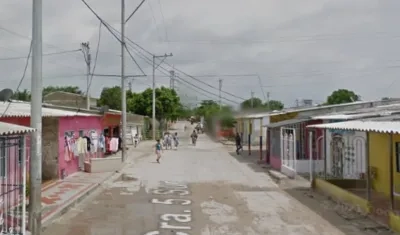 Barrio Villa Esperanza, en Malambo. 