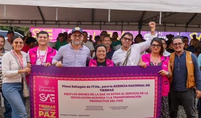 Los campesinos de Córdoba son los más beneficiados con la entrega de estos predios. 
