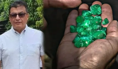 El esmeraldero Juan Sebastián Aguilar. 