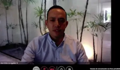 Nerthink Mauricio Aguilar Hurtado, exgobernador de Santander. 