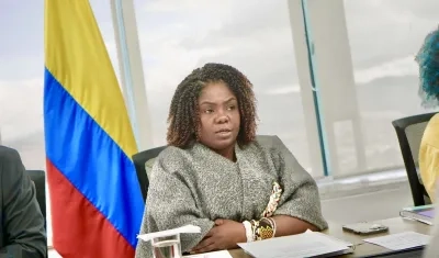 Francia Márquez, Vicepresidenta y Ministra de Igualdad.