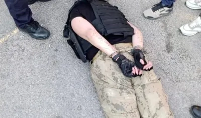 Fue capturado por las autoridades.