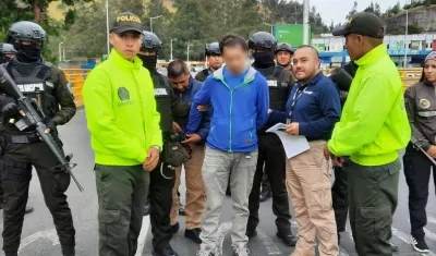 Momento de la captura.