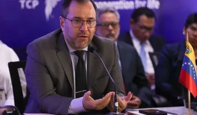 Yván Gil, canciller de Venezuela.