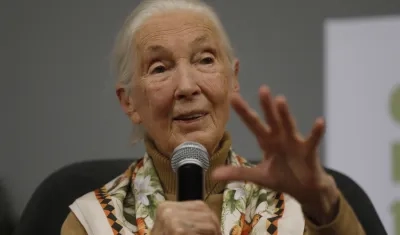La primatóloga y activista británica Jane Goodall.