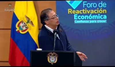 Gustavo Petro, presidente de Colombia. 