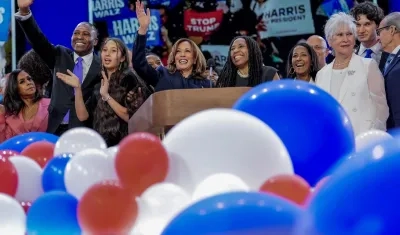 Kamala Harris inicia su campaña presidencial. 