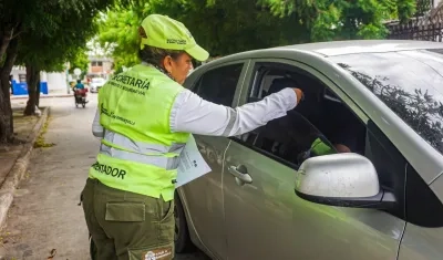 Orientadores de movilidad harán pedagogía. 