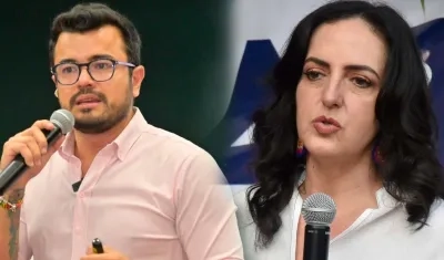 El Supersalud Luis Carlos Leal y la senadora María Fernanda Cabal.