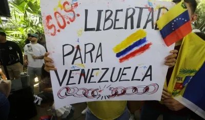 Los venezolanos exigen que Maduro deje el poder. 