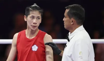 La boxeadora Lin Yu-ting, de China Taipei. 