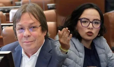 César Lorduy y Jennifer Pedraza.