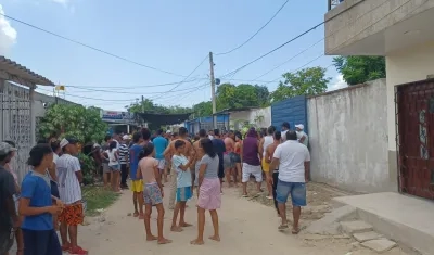 Lugar donde encontraron el cuerpo de la mujer