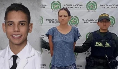 Wilson Royero Díaz y su pareja, Ximena Martínez, quien fue capturada.