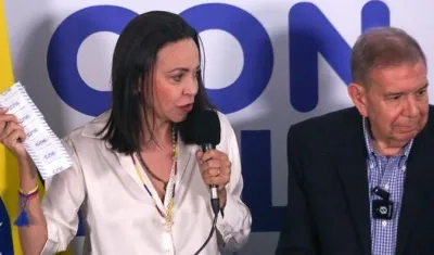 María Corina Machado y Edmundo González Urrutia.