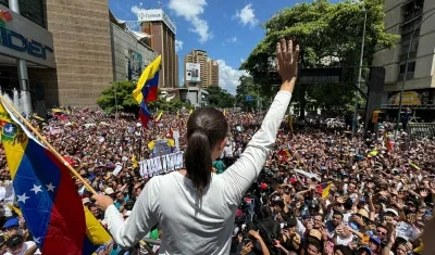 María Corina Machado, líder opositora