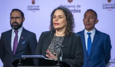 María Constanza García, Ministra de Transporte.