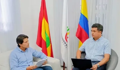 Los personeros de Barranquilla Miguel Alzate y de Santa Marta Edwar Orozco.