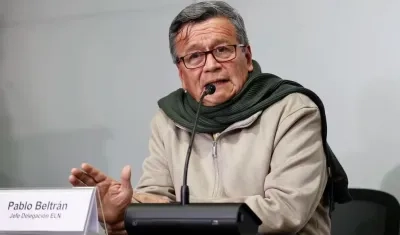 'Pablo Beltrán', negociador de paz del ELN.