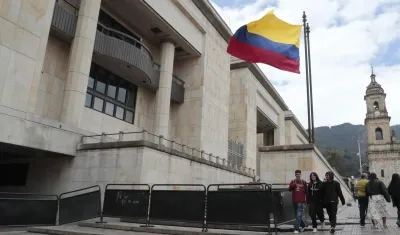 Seguridad en el Palacio de Justicia fue aumentada.