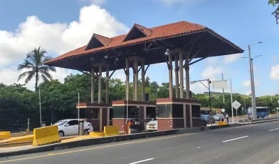 Peaje Papiros en Puerto Colombia.