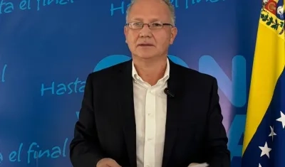 El abogado Perkins Rocha, asesor jurídico de la principal coalición antichavista.