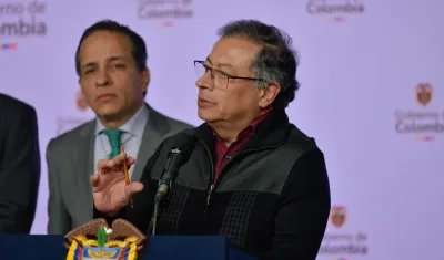 El Presidente Gustavo Petro.