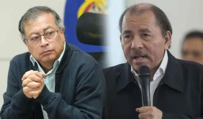 El Presidente Gustavo Petro y Daniel Ortega.