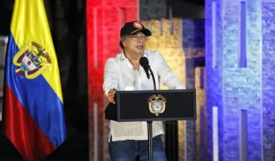 El Presidente Gustavo Petro.