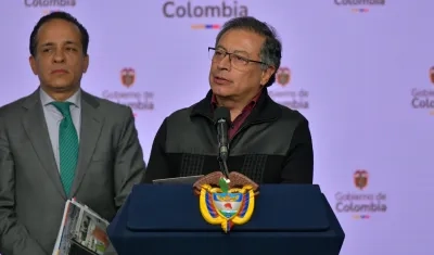 El Presidente Gustavo Petro.