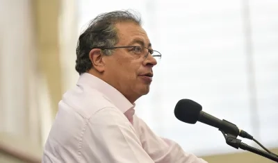 El Presidente Gustavo Petro.