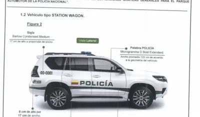 Nuevo diseño para los vehículos de la Policía. 