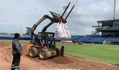 Remodelaciones en el estadio Edgar Rentería. 
