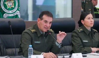 El director de la Policía, general William René Salamanca.
